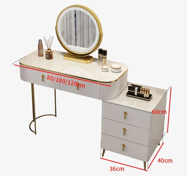 Modern simple small family bedroom high sense light luxury storage dresser - Image 6