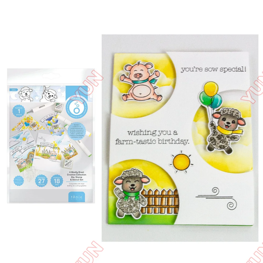 

A Woolly Great Creative Die Cut Scrapbooking Diary DIY Home Greeting Card Handmade Craft Gift Dies Stamps Stencils Set 2025 New
