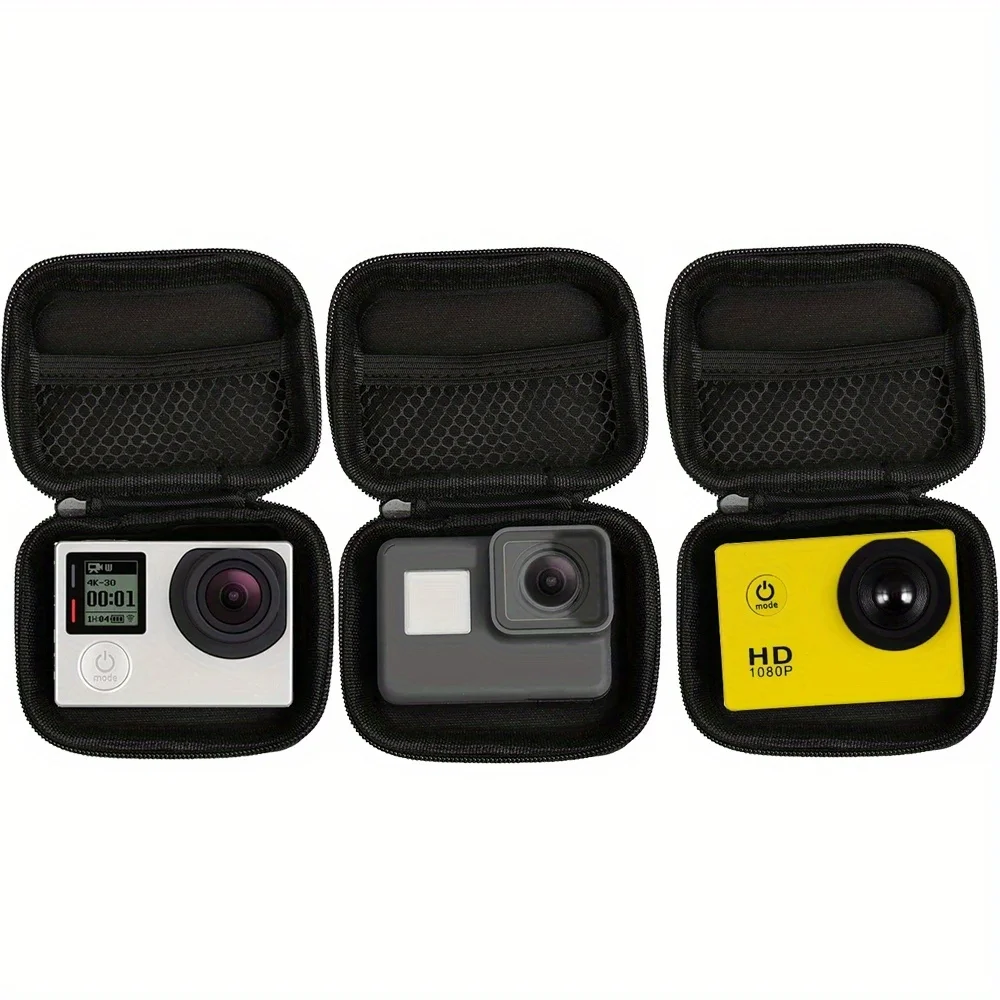 Portable Storage Bag Case for GoPro Hero 12 11 10 9 8 7 Mini Box Compact Protective Headphone data cable memory card Case