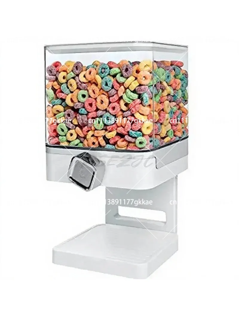 3.7L Cereal Dispenser Food Storage Container Dry Fruit Snack Can Jar Kitchen Organizer