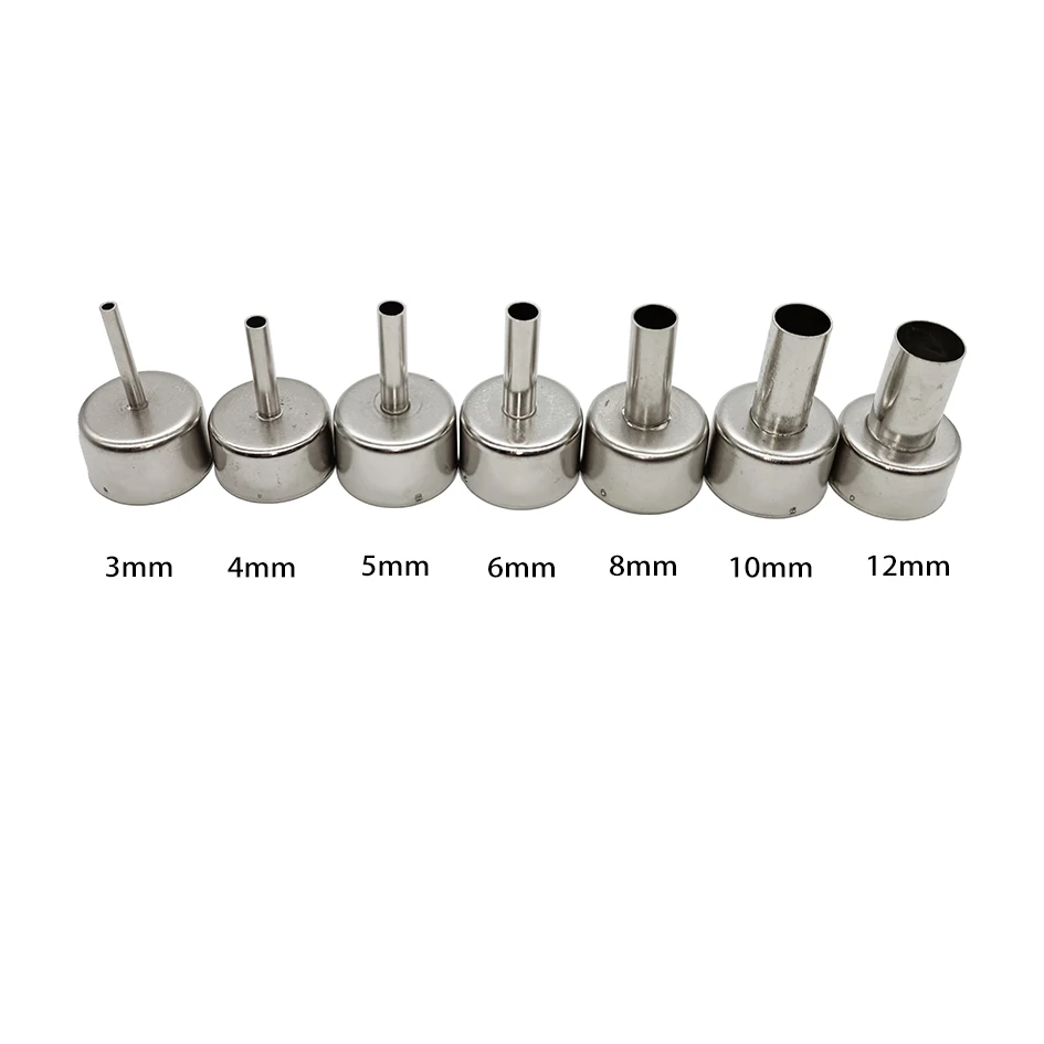 858 series Heat gun welding nozzles Stainless steel nozzles of different sizes Multi-function nozzles 200pcs/lot