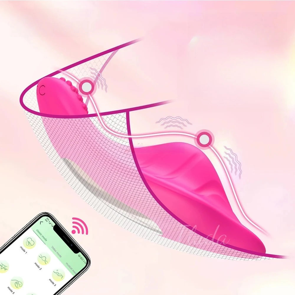 アプリ制御クリトリス刺激装置女性用パンティーバイブレータークリトリス乳首女性オナホールインタラクション大人のおもちゃカップル用