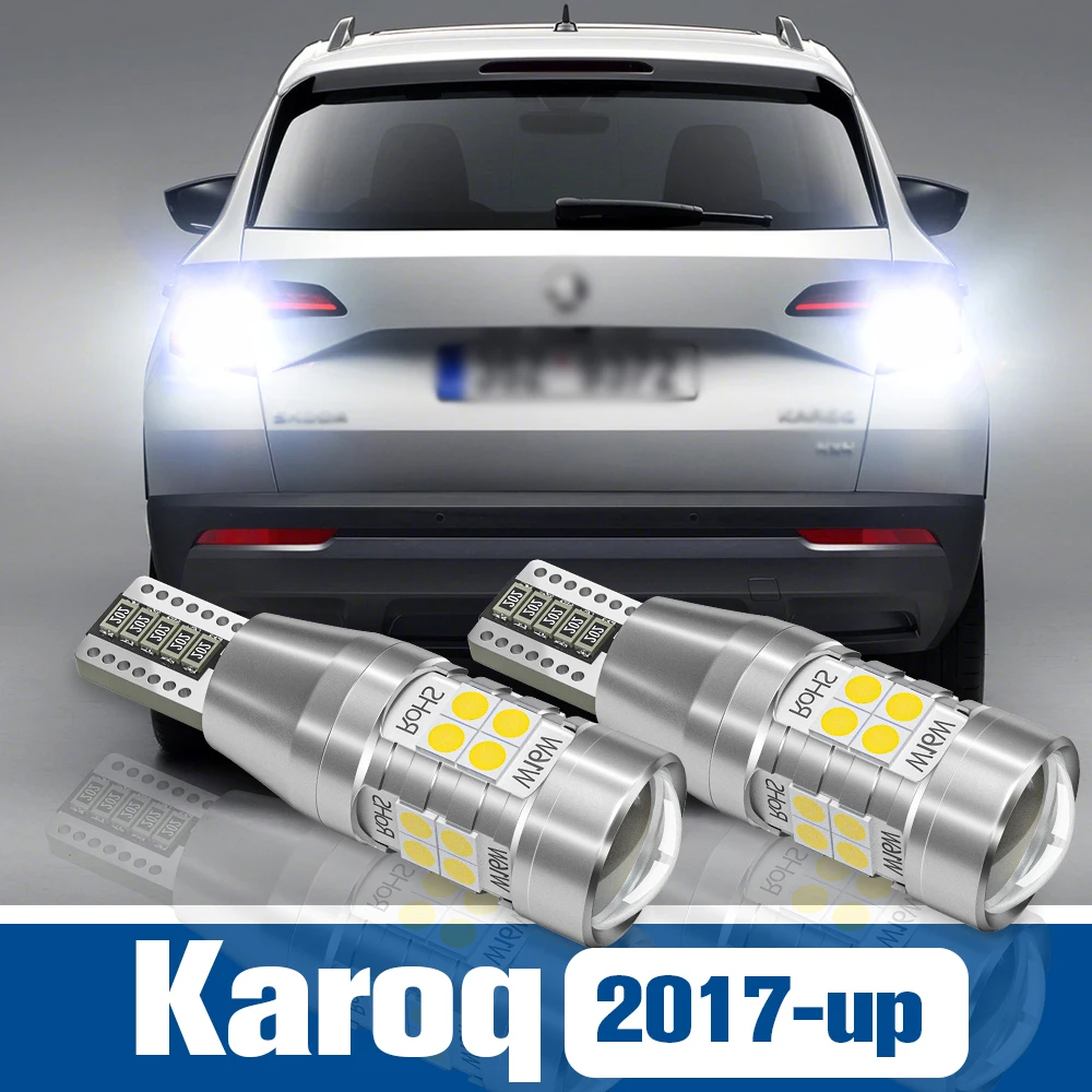 

2pcs LED Reverse Light Back up Lamp Accessories Canbus For Skoda Karoq 2017 2018 2019 2020