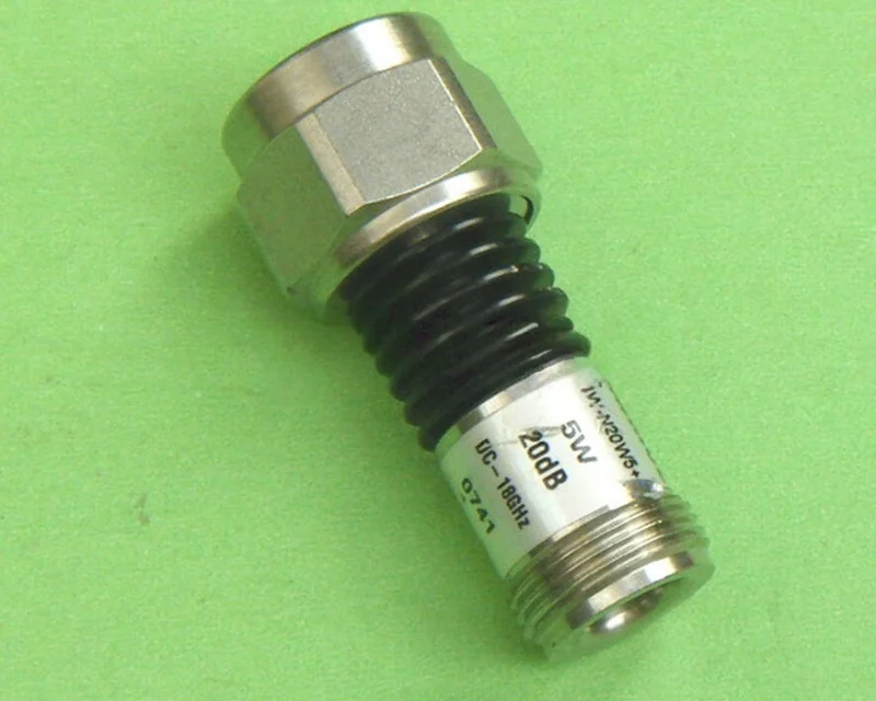 Free Shipping 1PCS Mini High frequency SMA RF Coaxial fixed attenuator DC-18GHz 20DB 2W