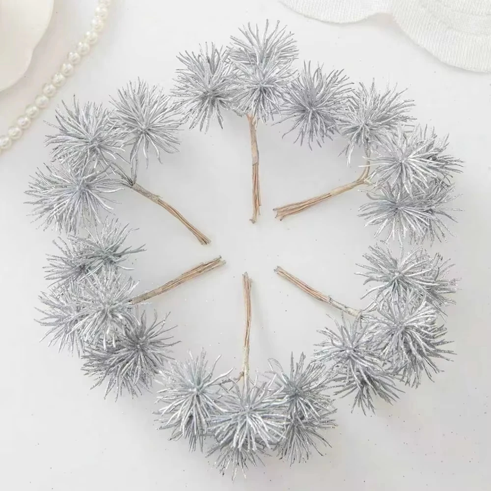 Artificial Plant Home Christmas Tree Wedding Wreath Decoration Mini Bouquet Accessories Clearance DIY Gift Box Door Scrapbooking