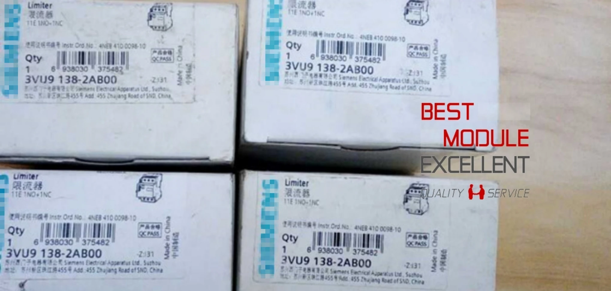 1PCS 3VU9138-2AB00 NEW 100% Quality Assurance 3VU9138-2ABOO