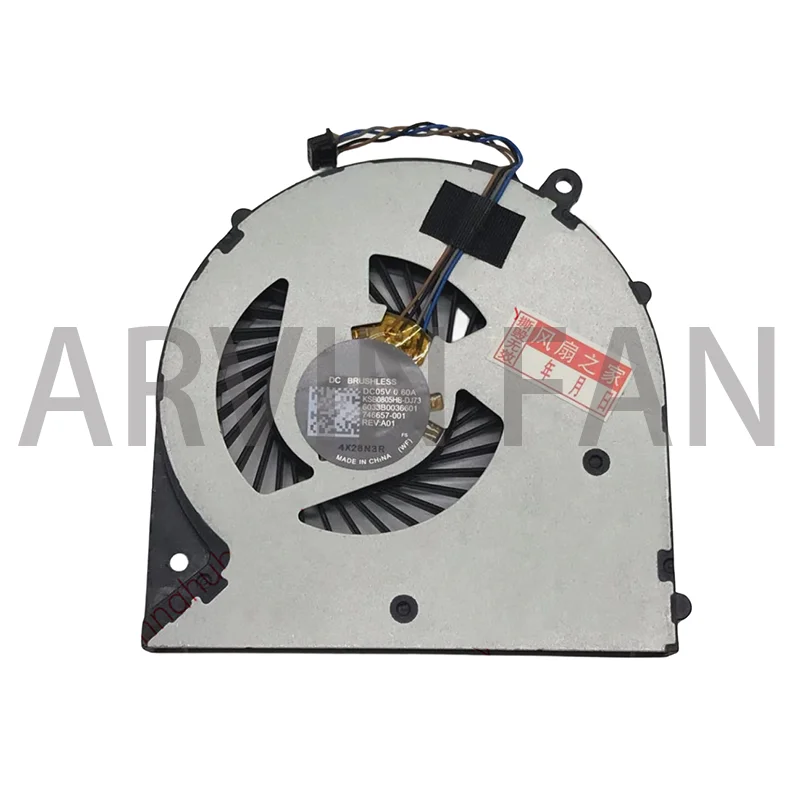 Electronics KSB0805HB-DJ73 DC 5V 0.60A 4-Wire Server Cooling Fan