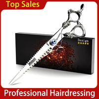 7 Inch 440C Japanese Steel Hairdressing Salon Scissors Barber Specialized Scissors Hairdresser Thinning Cutting Dedicated Shears