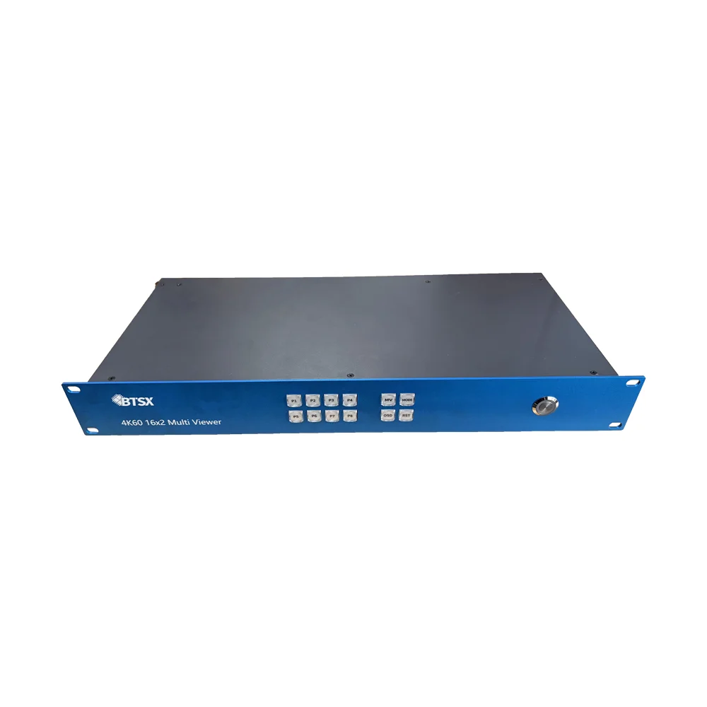 Bitvisus 4K60 16-Window Screen Splitter  15X15 HDMI Seamless Source Switching for Security Broadcast Video Conferencing