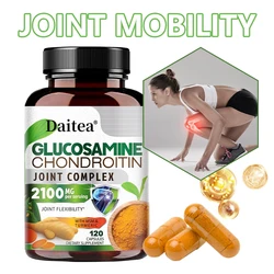 Powerful Joint Health Supplement - Glucosamine, Chondroitin and Turmeric for Joint Mobility and Comfort, Bone Density