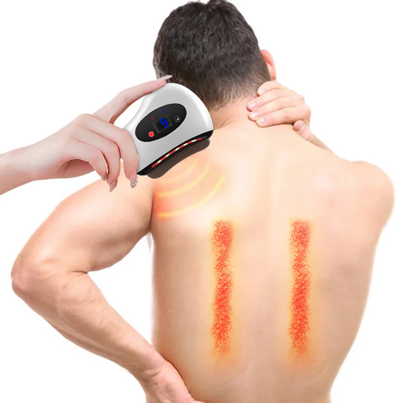 Electric Gua Sha Face Massager Facial Body Scraping Tool for Wrinkle Removal Skin Firm Tightening Lift Beauty Personal Care