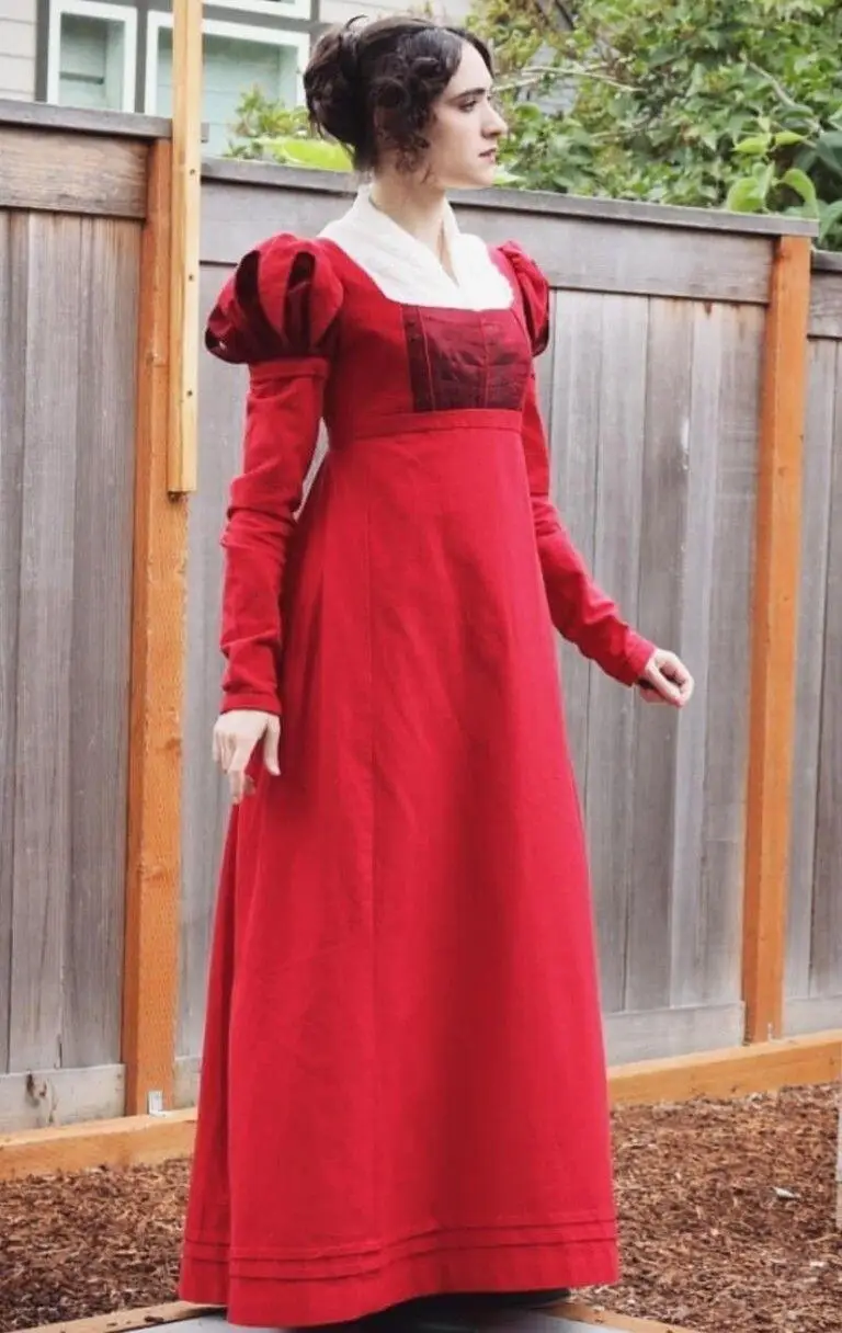 

Medieval Tudor Queen Regency Dress Women High Waist Line Ball Gown Custom Made