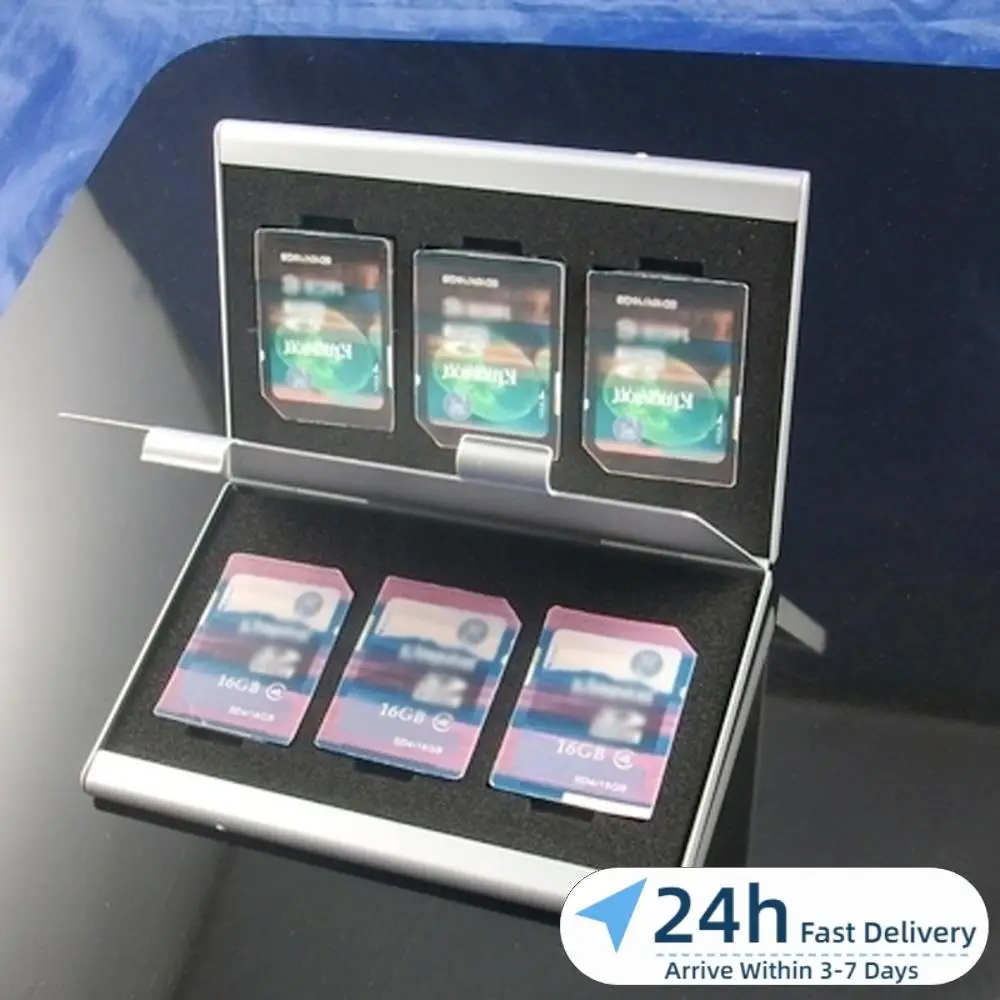 

Защитный футляр для карт памяти, портативный органайзер для хранения карт памяти, аксессуары для карт SD/SDHC/MMC