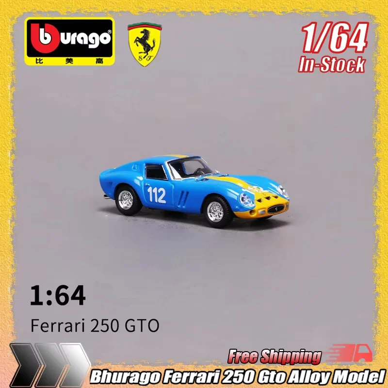 

В наличии: Коллекционная модель автомобиля Bburago 1:64 Ferrari 250 GTO Lamborghini 3000 LPI 800-4 из сплава, на заказ, детские игрушки, подарки, коллекция