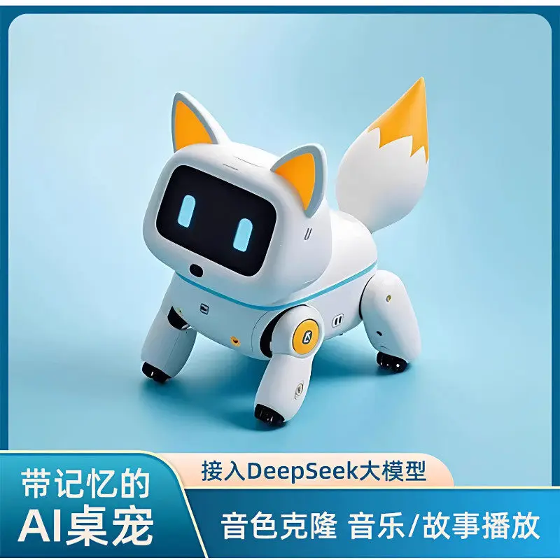 DUBI AI Desktop Robot Intelligent Voice Chat Interactive Mechanical Pet Companion Toy With AI Conversation For Kids Home Desktop