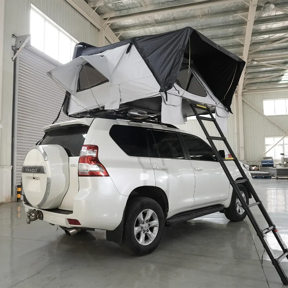 4X4 Roof Tent Car Roof Top Tent Travel Large Window New Rooftop Tent 4 Person