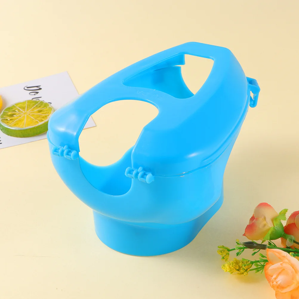 

2Pcs Pigeon Fixator Reliable Plastic Bird Holding Feeder Suitable for Pigeons Parrots and Birds Blue Pigeon Fixator