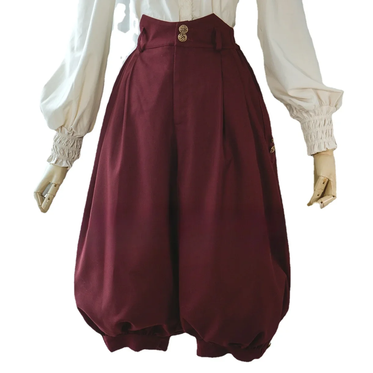 AliExpress Bloocosli Minerva's Stitch * Vintage Riding Suit High Waist Half-pants Breeches * Surface Spell Lolita Bicycle Bloomer ~ Pre-order