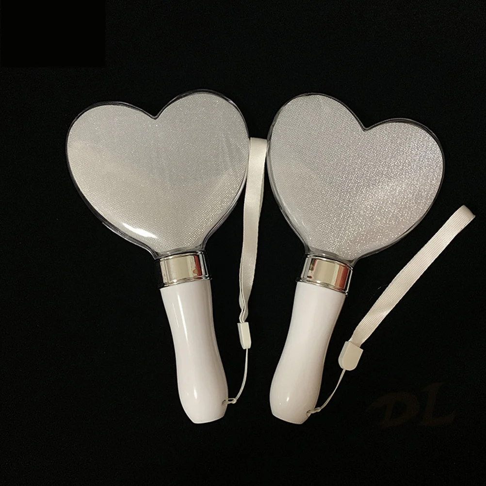 

Cheer Light Stick with Flashing Heart Design 15 Colors Glowing Party Accessory LED Lamp 2025 New Arrival