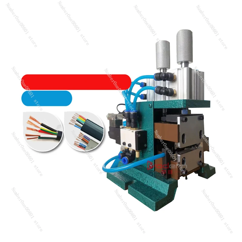 

3F Vertical Core Wire Stripping Machine Pneumatic Stripping Twisting Machine Small Sheath Wire Cable Stripping Machine