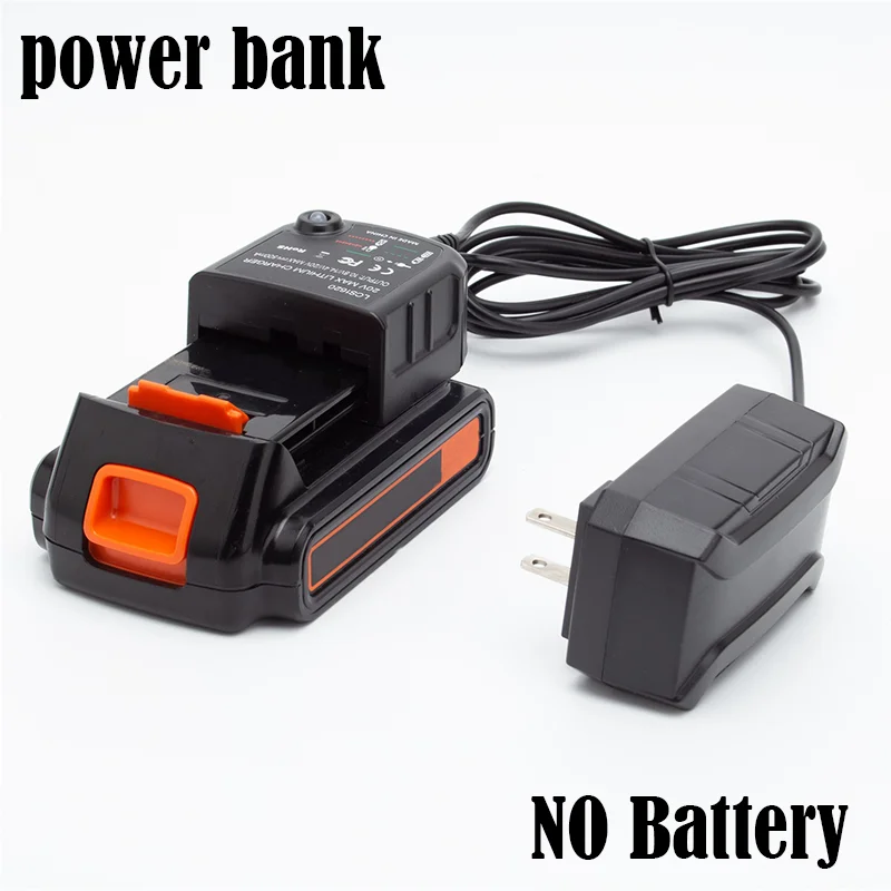 For BLACK+DECKER 20V lithium battery power bank portable outdoor charging（NO Battery）