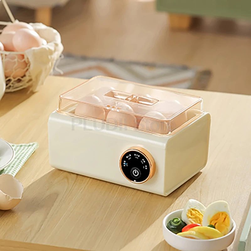 

300W Automatic Egg Steamer Multifunction Egg Boiler with Smart Touch Control and 4 Preset Modes for Kitchen Breakfast Maker 220V