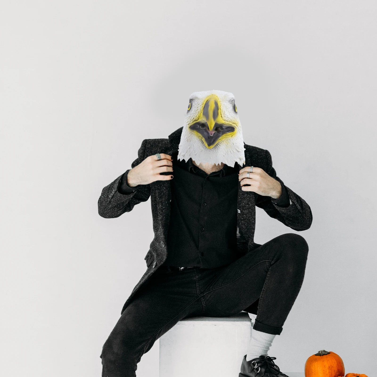 

1pc Eagle Face Halloween Head For Cosplay Masquerade Costume Accessories Funny Animal Mask Halloween Party Supplies Animal Shape