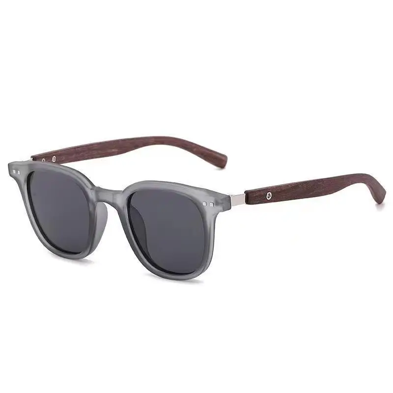 New Arrival Men Vintage Wooden Frame Sunglasses Classic Brand Sun Glasses Coating Lens Driving Eyewear for Men/women image 4