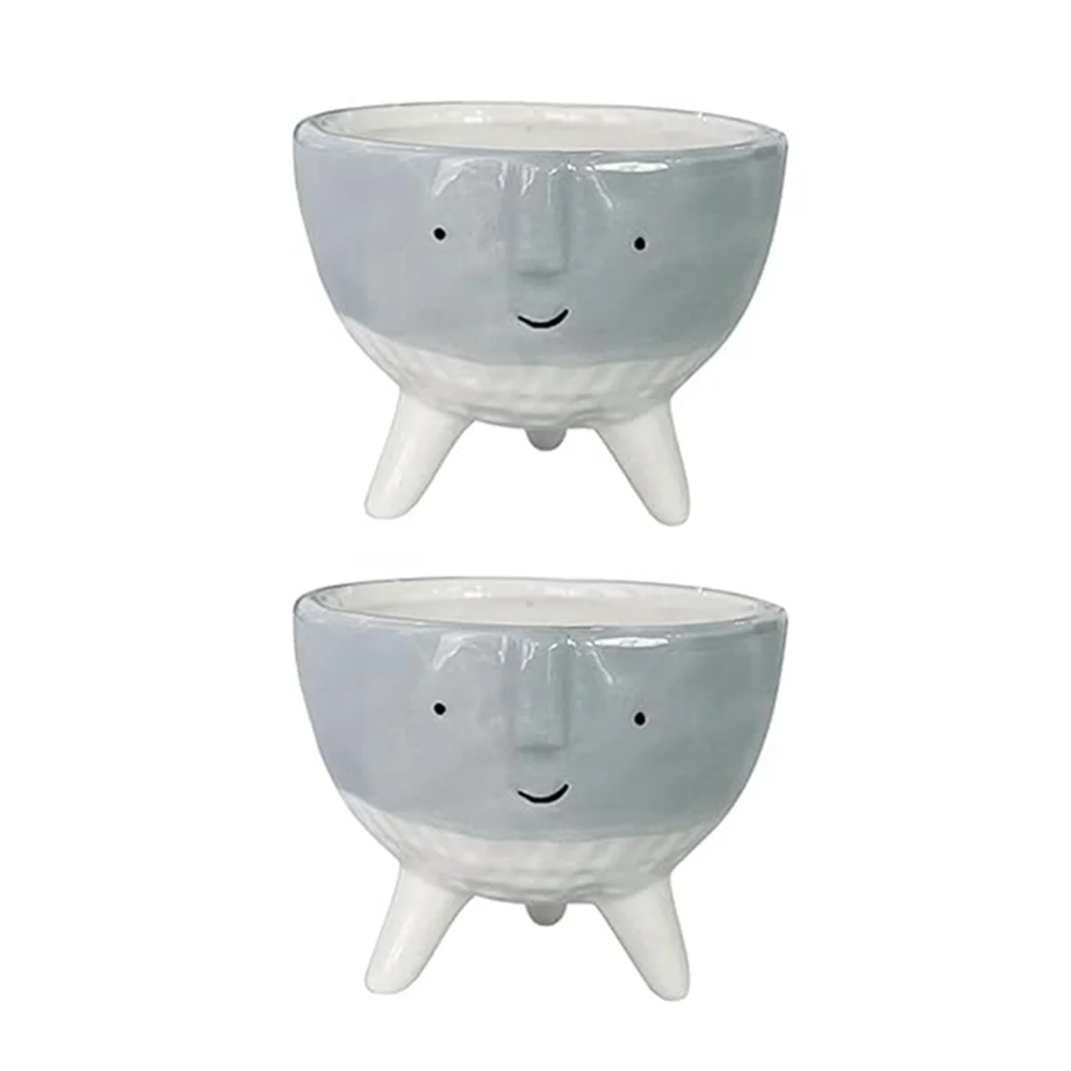 

Succulent Planter Pot Pack of 2, Face Planters Perfect for Indoor Outdoor Plants,Planters Pots for Succulent String