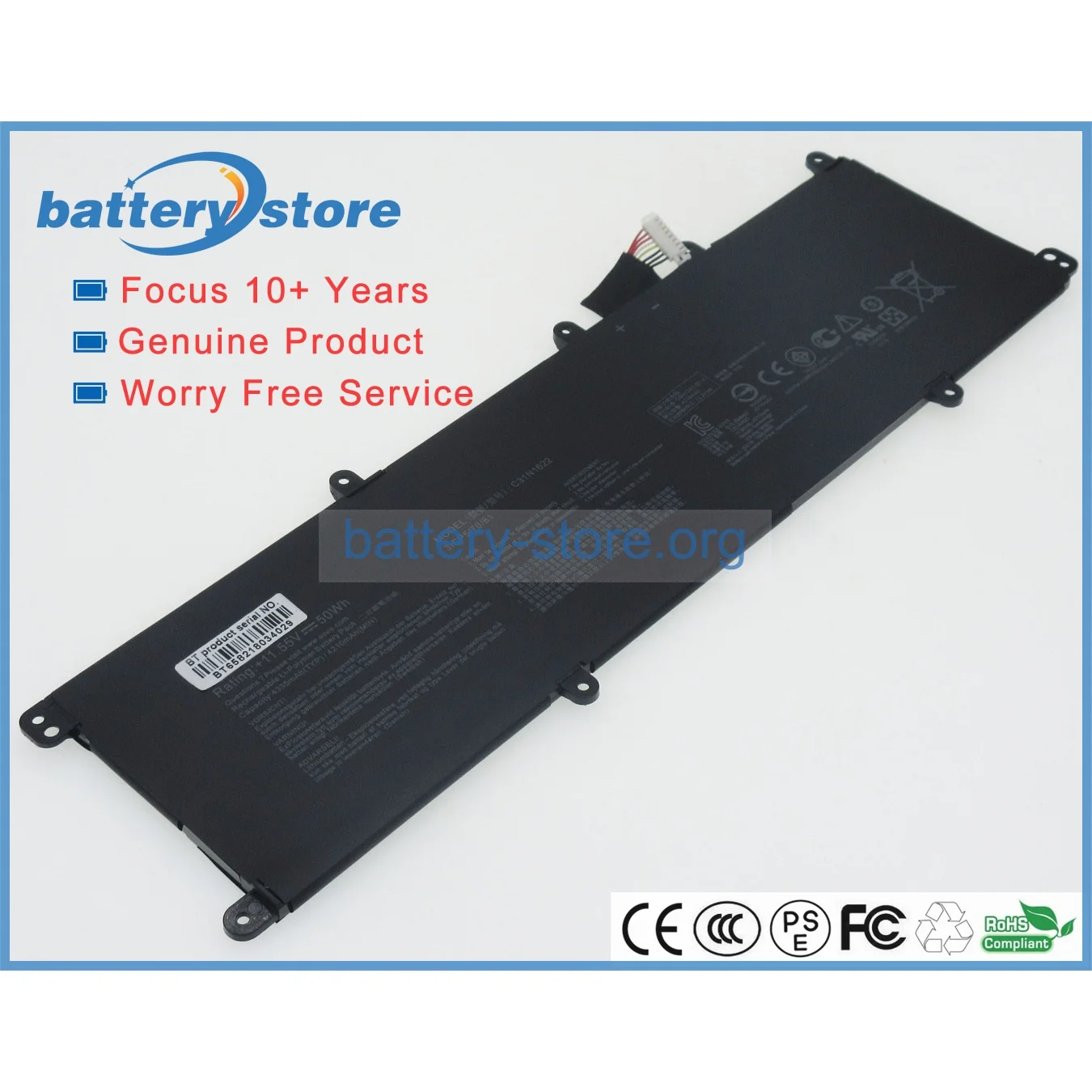 Genuine Original Laptop Batteries for 0B200-02390000,0B200-02390200,C31N1622,0B200-02390300,Zenbook UX530UX,11.55V,3 Cell