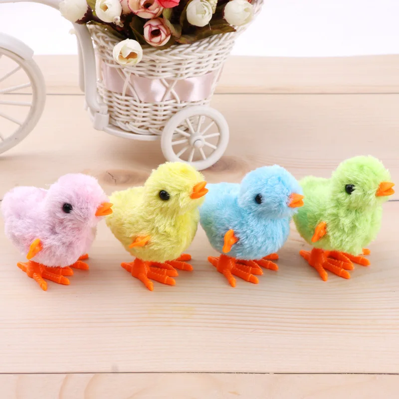 Cute Plush Chain Chick Toys 1pcs Random Color Plush Jumping and Nodding Chick Toy Birthday Gift for Boys and GirlsToys & Hobbies