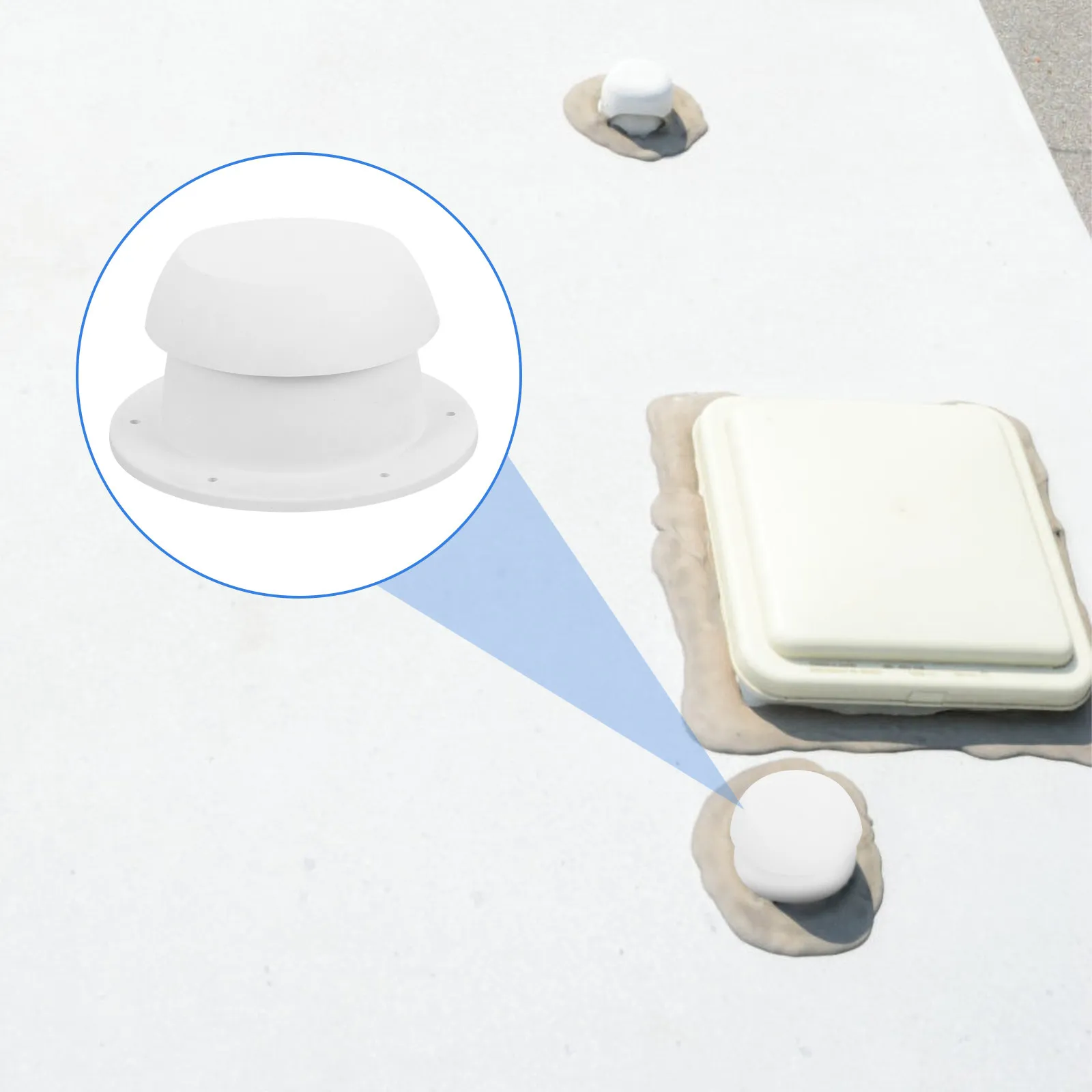 

Rv Roof Vent Cover Durable ABS Plastic Heat Corrosion Resistant Vent Cap for Rv Motorhome Accessories Camper Parts