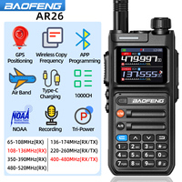 Baofeng AR26 GPS Walkie Talkies Professional Phone APP Wireless Programming Air Band Recording  USB Type-C  Two Way Radio