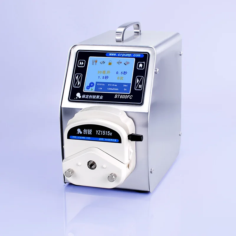 Micro peristaltic pump BT600FC/YZ1515 intelligent distribution digital metering pump