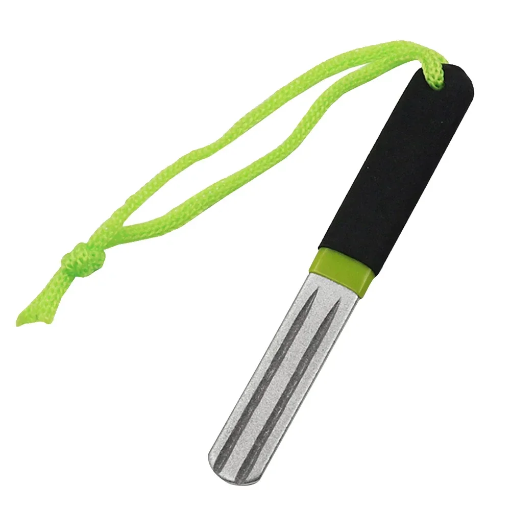 Crochet de meulage de pêche en mer, outils manuels en pierre, lime d'hameçon, meule, affûteur de couteaux en diamant, outil de matériel de pêche en plein air