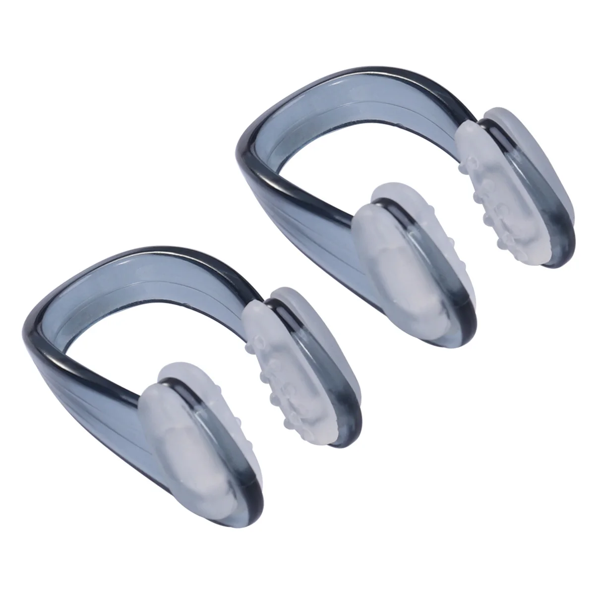 

2 Pcs Swimming Nose Clip Comfortable TPE Padded Anti Water Nasal Splint for Adults Reusable Sports Accessories Swim Earplug Sets
