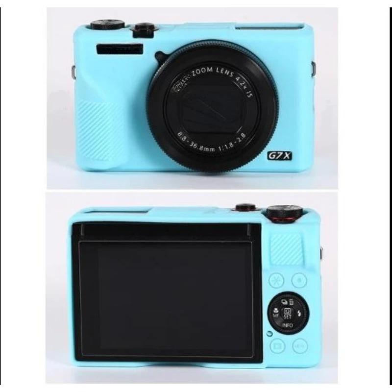 

New Camera Silicone Case For Canon G7XII G7XMark 2 G7XIII G7X3 G7X Mark 3 Rubber Protective Body Cover bag Camera Skin
