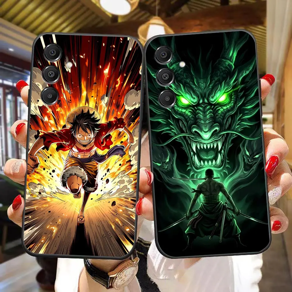 One P-Piece Luffy Zoro Cover Phone Case For Samsung A16 A17 A22 A23 A26 A27 A32 A33 A36 A51 A52 A54 A55 A56 A57 A72 A73 Shell