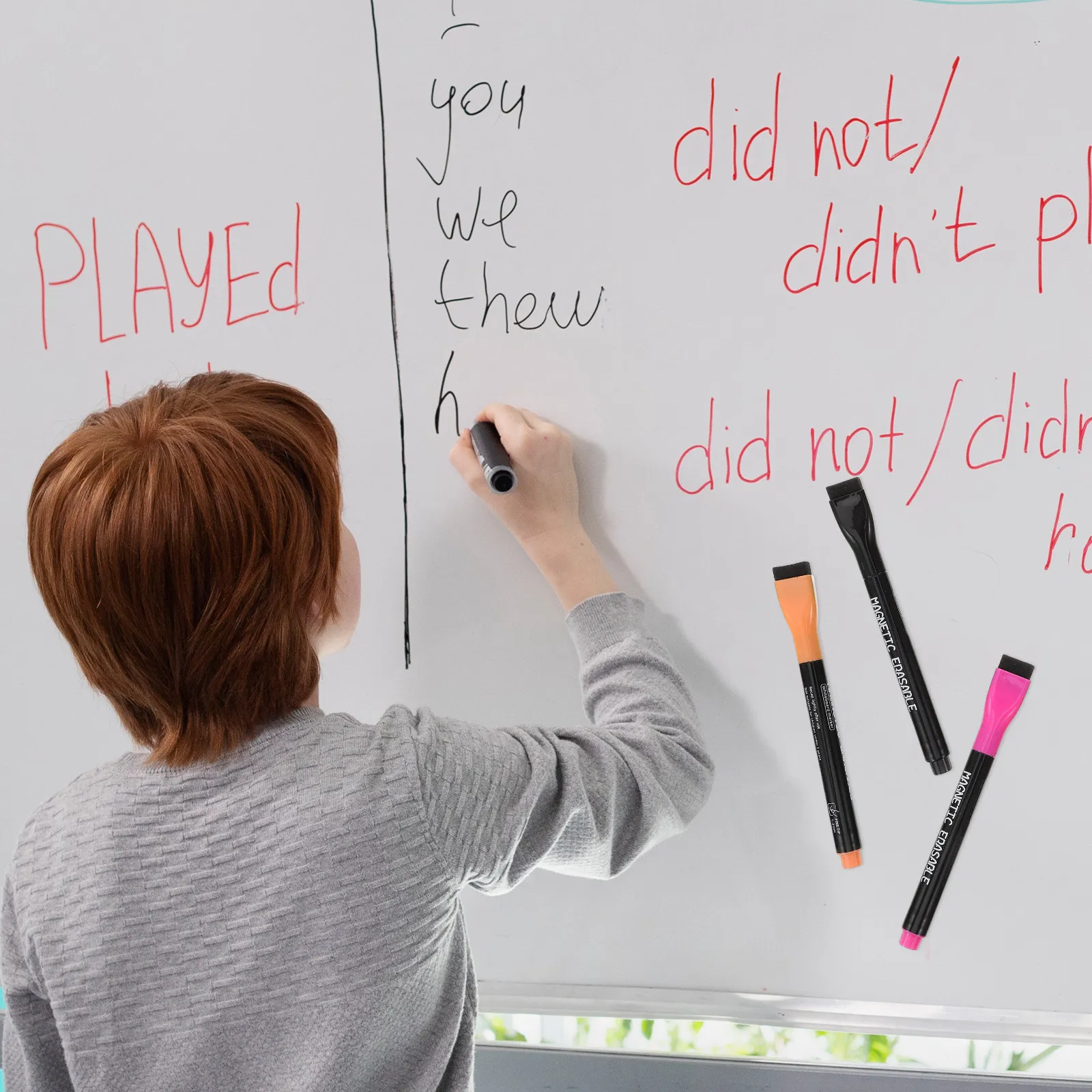 

1Set Small Dry Erase Markers Convenient Marker Pens Colorful Quick Drying Water Based for Classroom Office Home Whiteboard