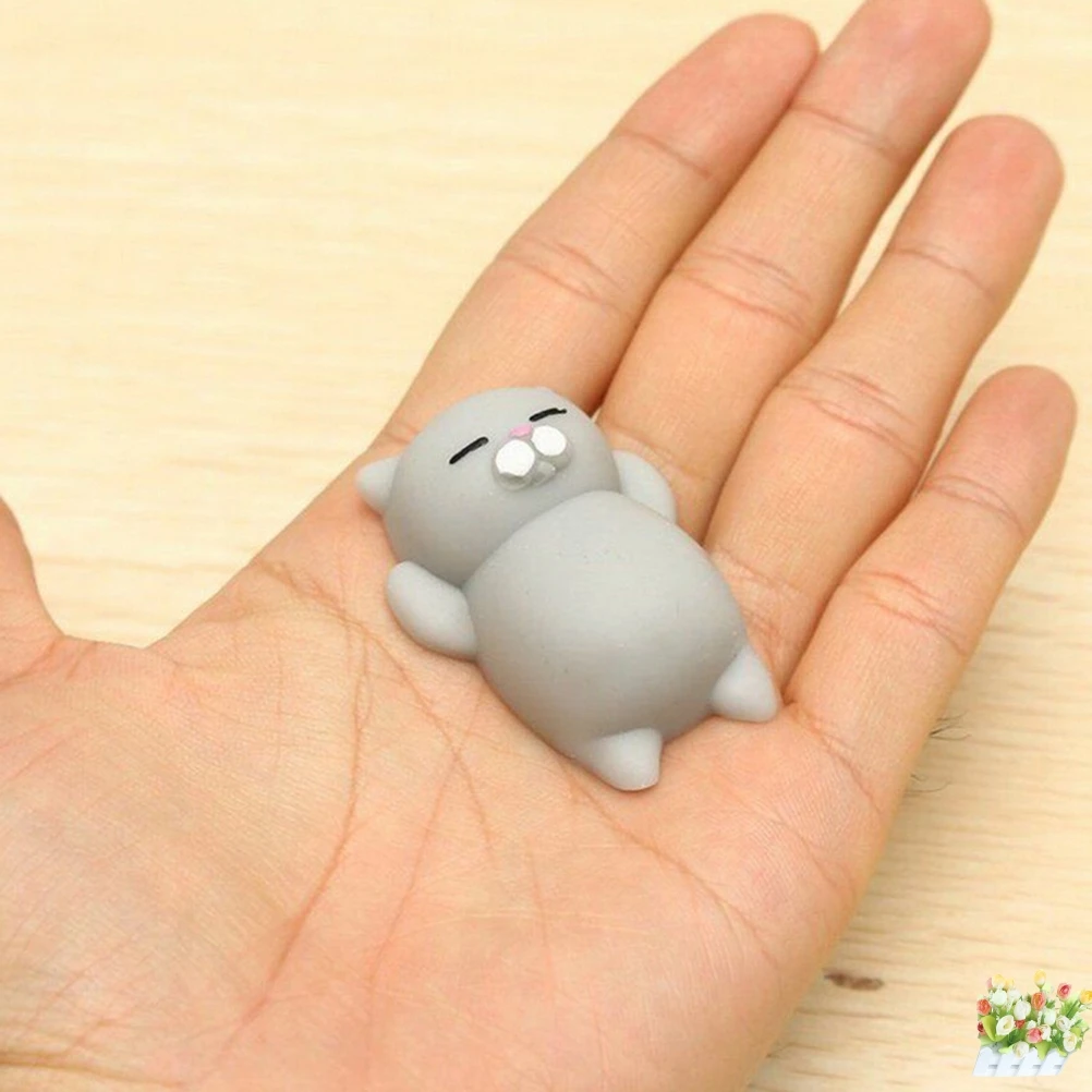 Mochi Cute Squishy Stress Reliever For Phone Case Straps Cat Squeeze Healing Fun Kawaii Kids Adult Toy