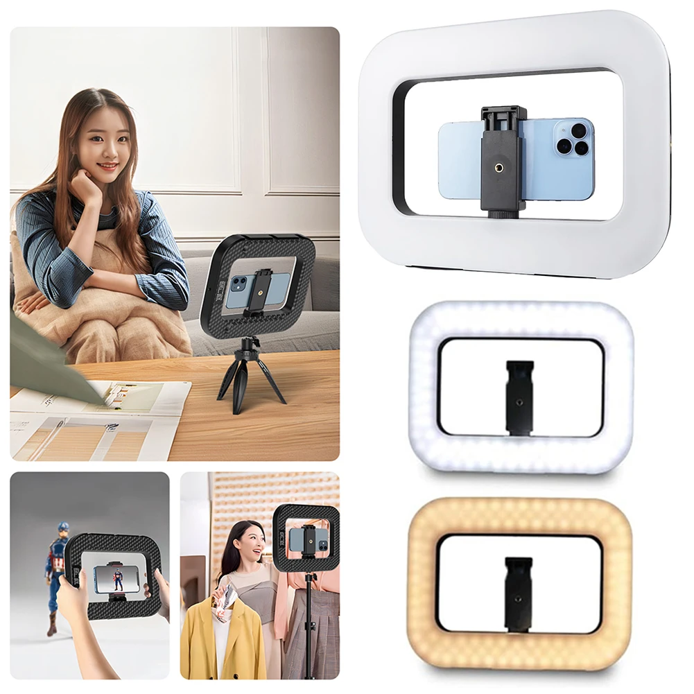 جهاز فيديو للهواتف الذكية مع ضوء لتسجيل فيديو الكاميرا على YouTube