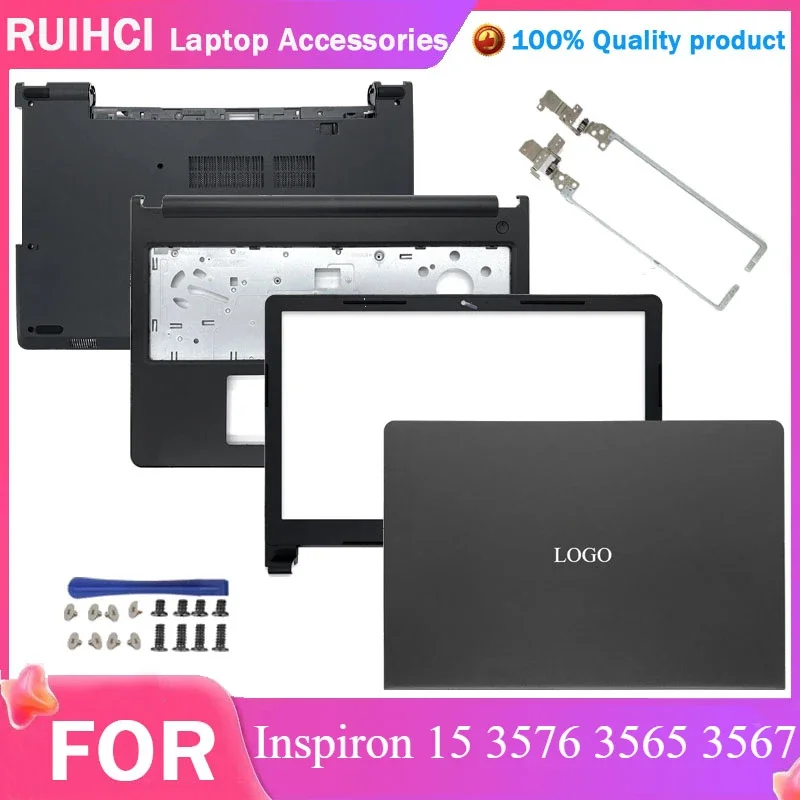 

New For Dell Inspiron 15 3576 3565 3567 Series Laptop LCD Back Cover/Front Bezel/Palmrest/Hinges/Bottom Case Inspiron 15 3576