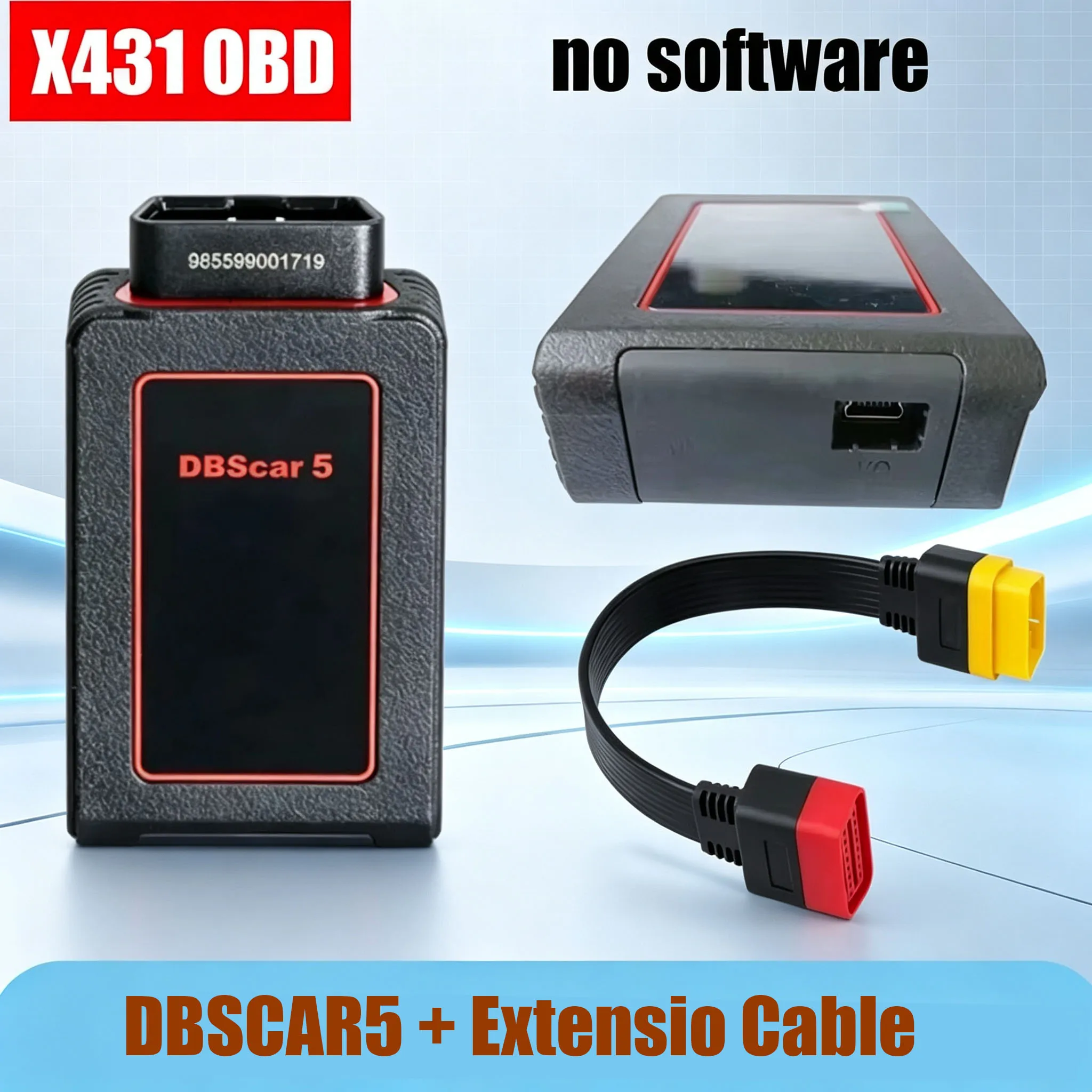 Launch Dbscar 5 X431 Connecteor OBD2 Scannner Support Diagzone Xdiag Pro XPro5 software Car Daignostic tools PK Golo Easydiag