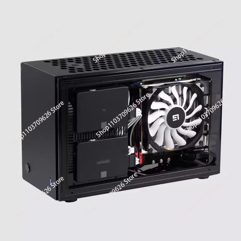 

A50S модернизированная версия с тремя слотами A4 sfx, новый прозрачный корпус для ПК mini itx