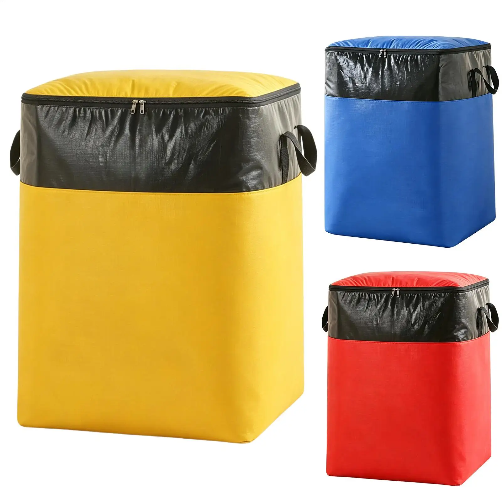 140L Transfer Storage Wear-resistant Bag Large Capacity Foldable Moving Bag Thickened Eco-friendly Luggage Bag
