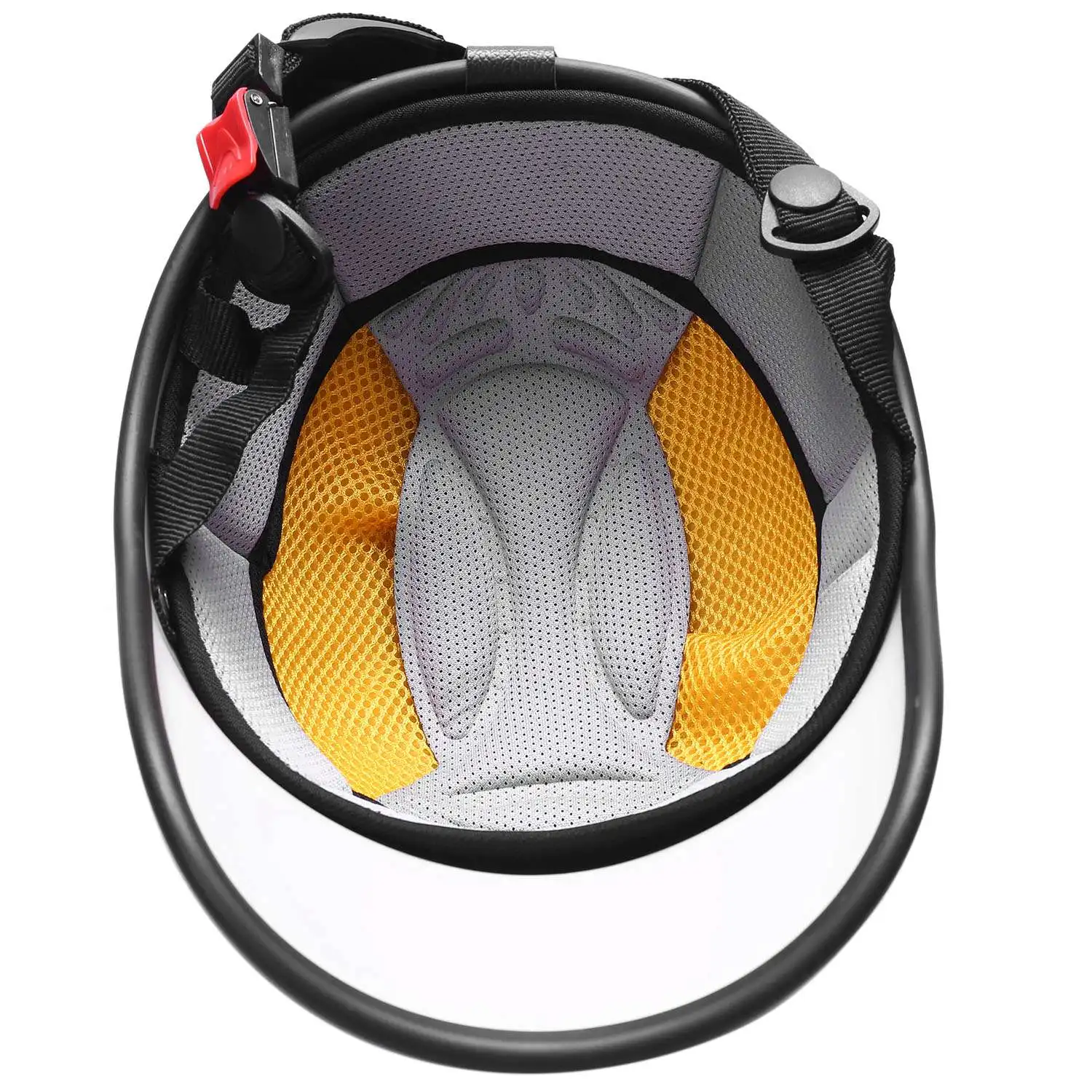 Better-casques de moto en cuir, casque de protection demi-visage ouvert pour vélo et Scooter, casque de sécurité unisexe, casquette de Baseball