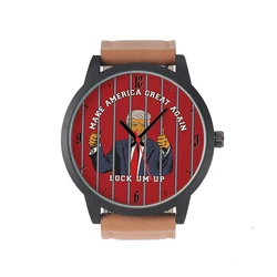 Trump Field Watch Men Wrist Original Gift Quartz Watches President Supporter Cool Customizable Patterns Souvenir Choice Carnival