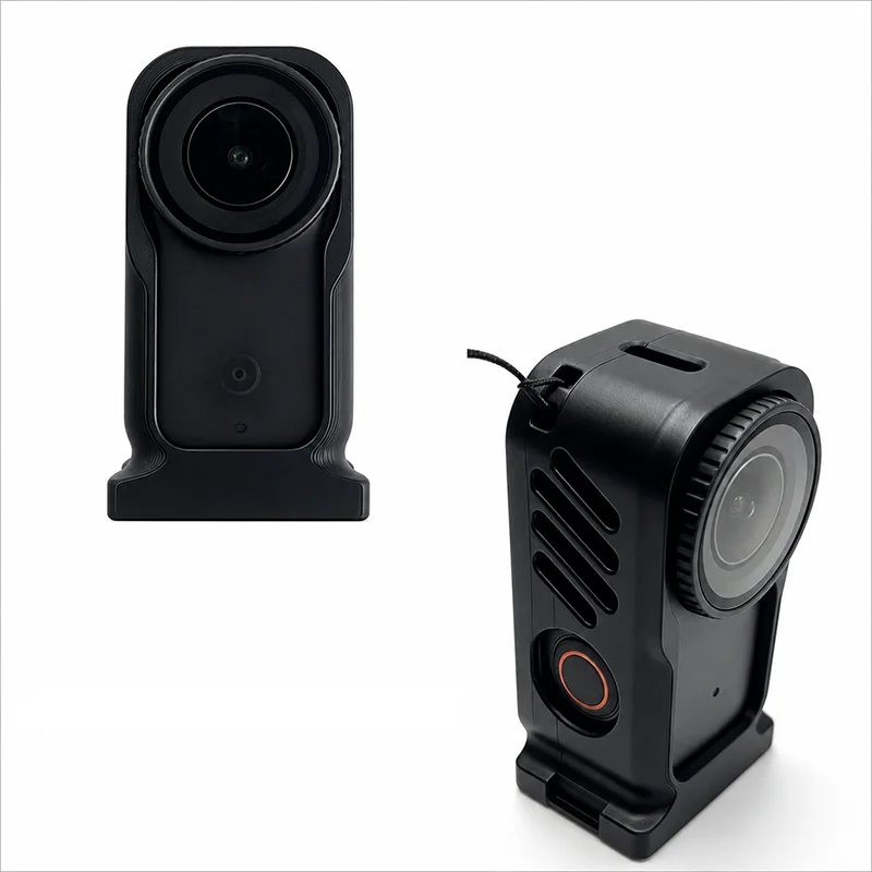 1PCS Protective Case Shell Cage Cover for DJI Osmo Nano 3D Printed Vertical Hat Clip Magnetic Base Tripod 1/4 Thread Cooling