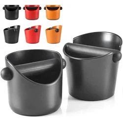 1pc Coffee Knock Box Shock-Absorbent Espresso Knock Box for Barista Coffee Grind Anti-slip Espresso Dump Bin Grind Waste Bin