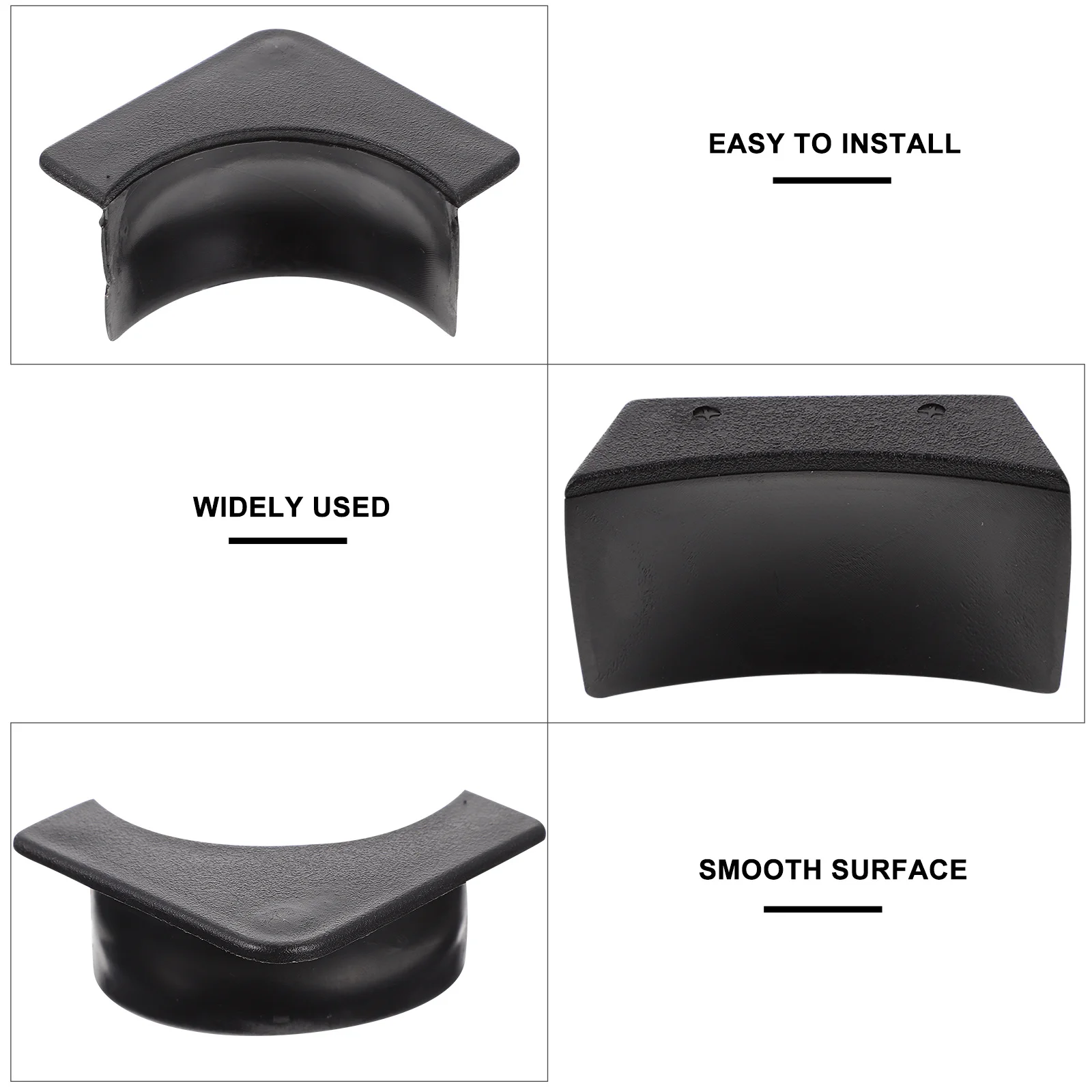 

2Sets Pool Table Pocket Liners Kit Black Billiard Table Accessories Wear Resistant Plastic Replacement for Corner Side Hole